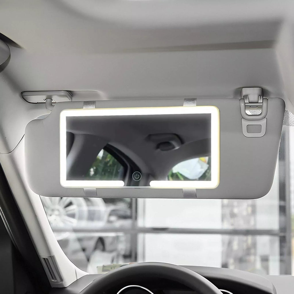 Espejo Con Luz Led Para Carro