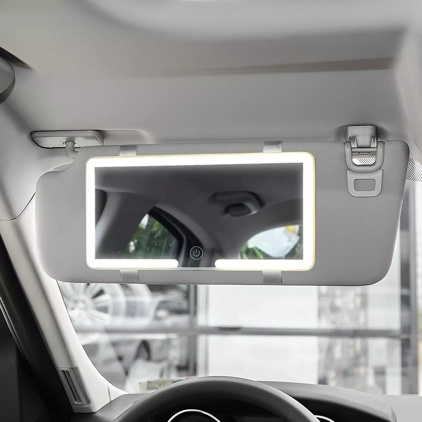 Espejo Con Luz Led Para Carro