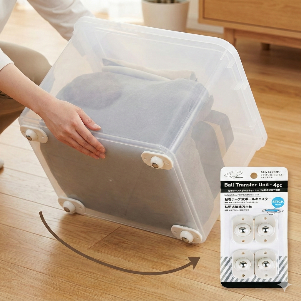 GlideRoll 360 – Ruedas Giratorias Adhesivas